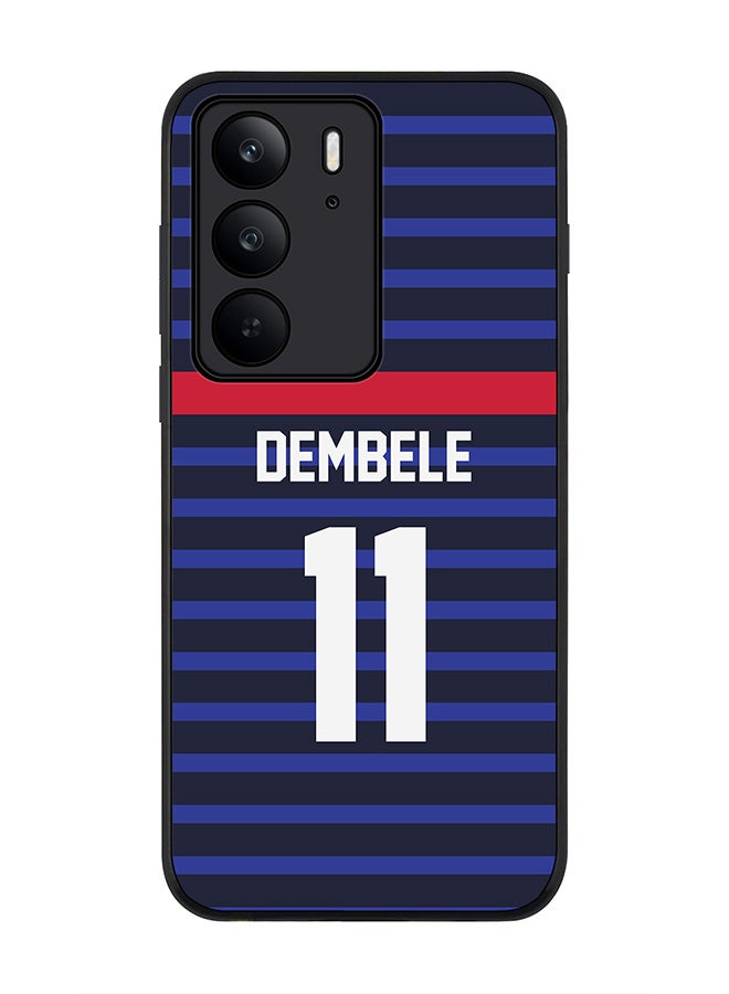 Stylizedd For Realme C75x / C75 4G Case,Slim fit Camera Protection, Shockproof Thin Phone cover  - Football - France,  Dembele - Image 1
